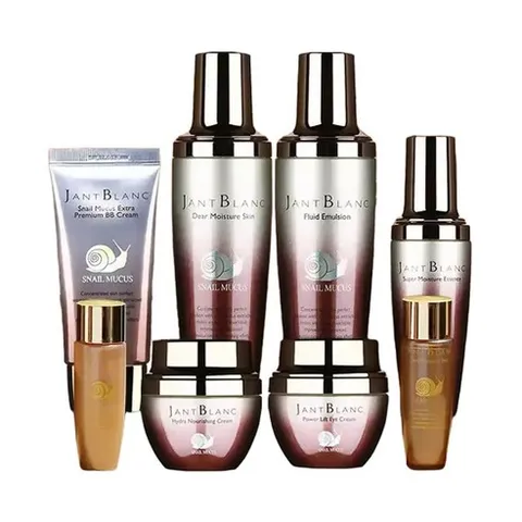 쟝블랑 달팽이6종 여성기초화장품세트 스킨로션세트 달팽이 수분보습크림 아이크림 스킨케어 px화장품, 1세트