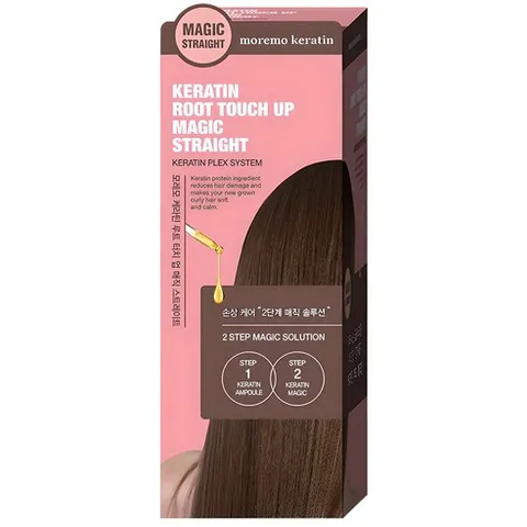 모레모 케라틴 루트 터치 업 뿌리 매직 스트레이트너 곱슬모발용, 160ml, 1개
