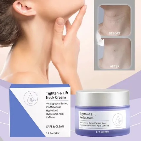 넥크림 팔자주름 이마의주름살 리프팅 케어 주름 개선 크림 주름 리페어 지우개 타이트 퍼밍 수분 콜라겐 목주름 크림, 2개, 50ml