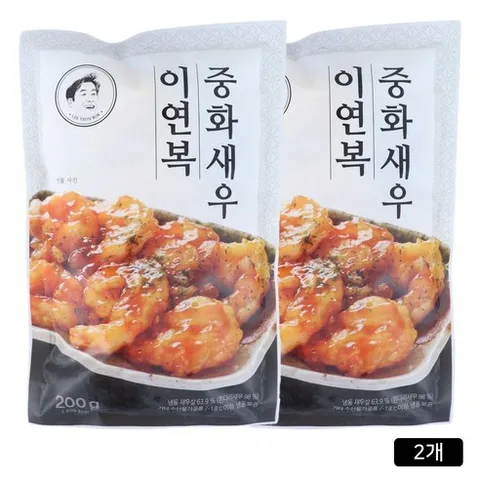 [홈쇼핑] 중식 대가 이연복셰프 칠리 새우, 2개, 200g