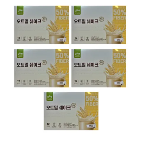 오하루 오트밀 쉐이크 50g x 12개입 x 5박스