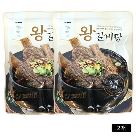 [홈쇼핑] 사대부집곳간 왕 갈비탕, 1.2kg, 2개