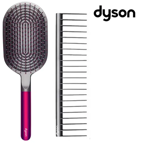 [정품판매]다이슨 헤어 패들 브러쉬 에어쿠션 빗+엉킴방지빗 1세트 판매 (당일출발), 패들브러쉬+엉킴빗