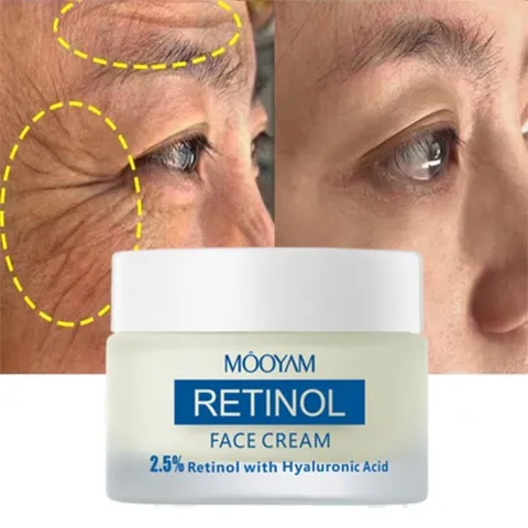 레티놀 크림 주름개선크림 모공수축크림 주름개선 비타민 A 크림 검버섯 제거, 50g, 2개
