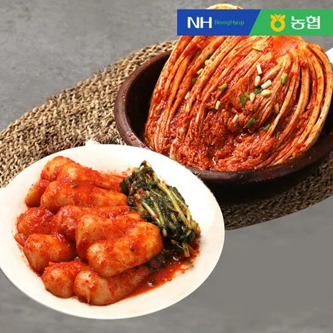 농협 풍산김치 포기김치+총각김치, 2개