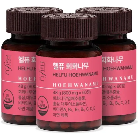 헬퓨 에스트로겐 갱년기 여성 호르몬 영양제 3병, 60정, 3박스