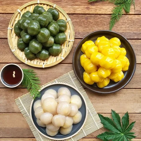 강원도 강릉 땅콩이네 감자떡 3kg (1kg x 3봉지) 쑥 호박 감자떡3종, 1세트