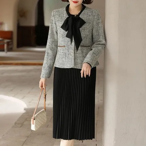 상견례 원피스 결혼식 겨울 60대 코디 엄마옷 부모님 가을