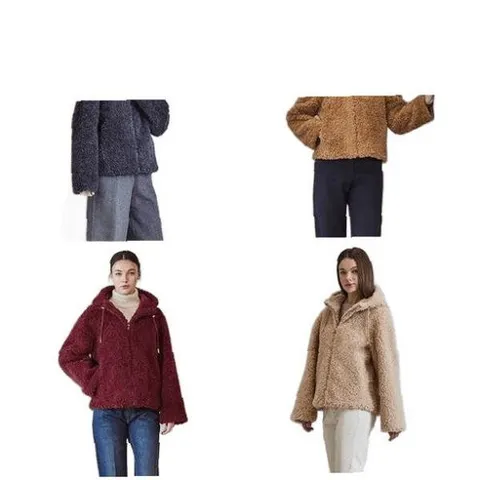 선진모피 컬리 후드 자켓 1종 450613