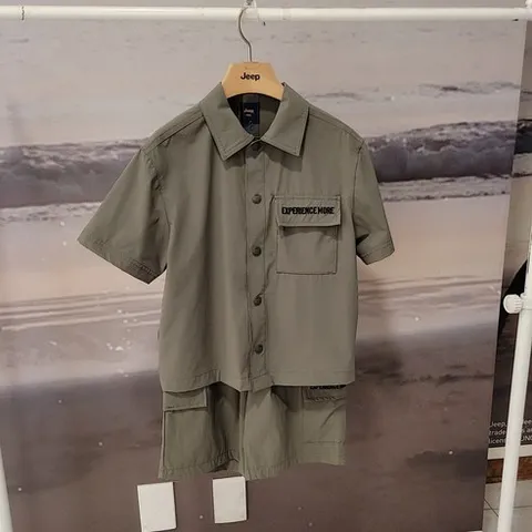 [지프키즈]NC인천점 시원함의 끝판왕!! 지프 기능성 입체아웃포켓 셋업 반팔셔츠반바지