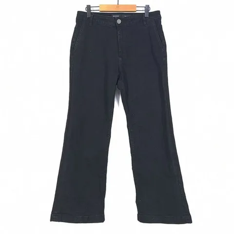 빈티지다온 가바 남 스판 와이드일자핏 데님팬츠 흑청30