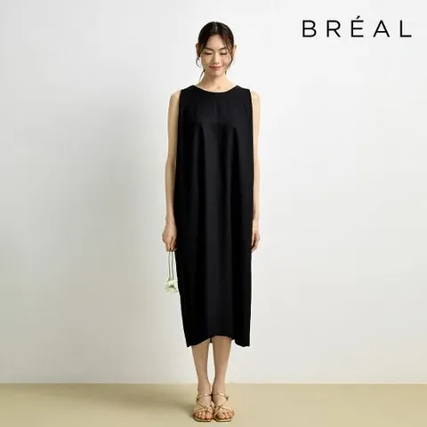 브리엘 25SS 슬리브리스 린넨 원피스 2종
