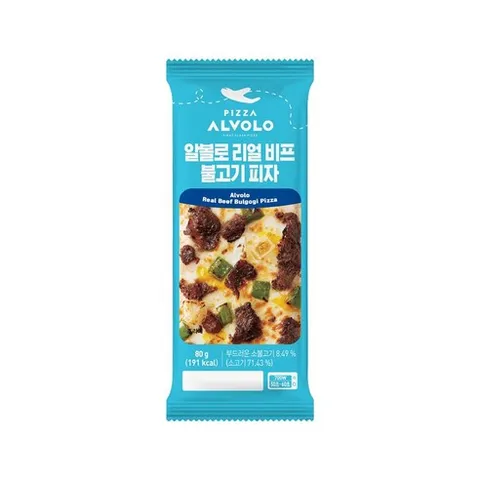 알볼로 리얼 비프 불고기피자, 80g, 12개
