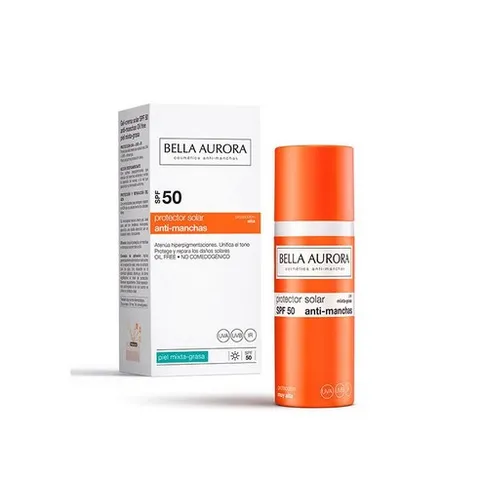 벨라오로라페이스선크림프로텍터 솔라 SPF50+ 50ml 1개 Bella Aurora Dark spot sunscreen SPF50