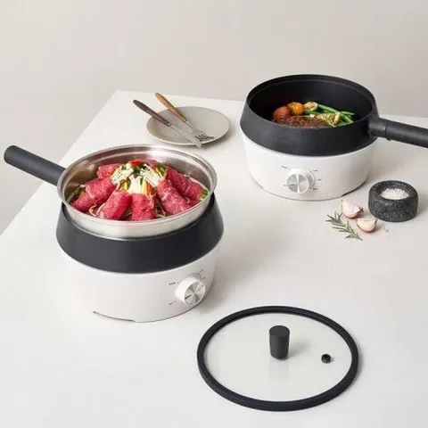 락앤락 4in1 멀티쿠커 2L (찜판 포함) 샤브샤브냄비 전기냄비, 락앤락 4in1 멀티쿠커 2L (찜판 포함) 샤브샤브냄