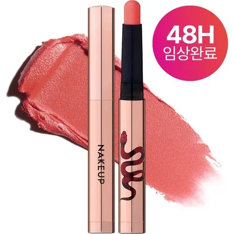 네이크업 원나잇 립스틱 립타투 누드립 안지워지는틴트 안지워지는립스틱 0.6g, 1개, 5호 피치피치 로즈