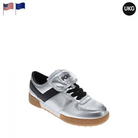 포니 라인베커 메탈릭 스니커즈 실버 블랙 남성