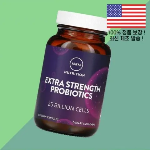 MRM 뉴트리션 프로바이오틱스 유산균 250억 식물성 베지캡슐 30정 Nutrition Probiotics 25 Billion Cells 30 Vegan Capsules, 1