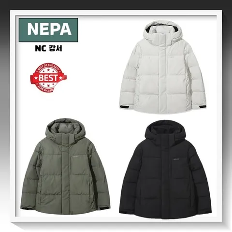네파 (남여공용) 매년 가장 사랑받는 미드기장의 후드탈부착 오리털 충전재의 기능성 2LAYER 소재를 적용한 남여 공용 다운_7LF2021_GS