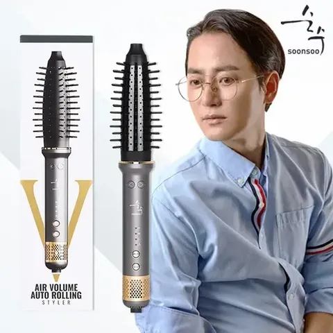 순수 더 살롱 에어볼륨 오토롤링 스타일러, [00002] 블루