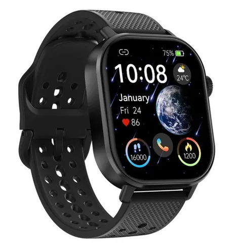 블루투스 스마트워치 BEST60 2.13인치 고화질 디스플레이 GPS 아웃도어, GPS + 블루투스, 5.4cm, 블랙