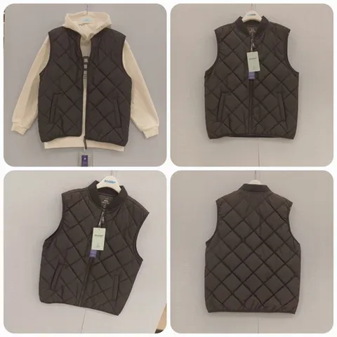 [에꼴리에] 23년 가을/겨울 간절기신상! @대박세일~ 초경량 조끼@ 주니어 남여공용! 신섬유 소재의 심플 단정하며 가볍고 편안하며 따뜻하고 코디가 쉬운 유니 초경량 패딩 조끼