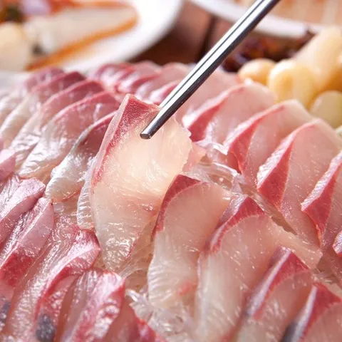 [한건식수산] 국내산 방어 필렛 횟감 당일작업, 1개, 소방어 500g + (초장1개+김2개)