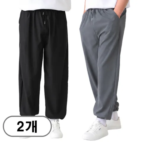 1+1 차쿠 남성 여름 바지 조거팬츠 여름 쿨바지 트레이닝팬츠
