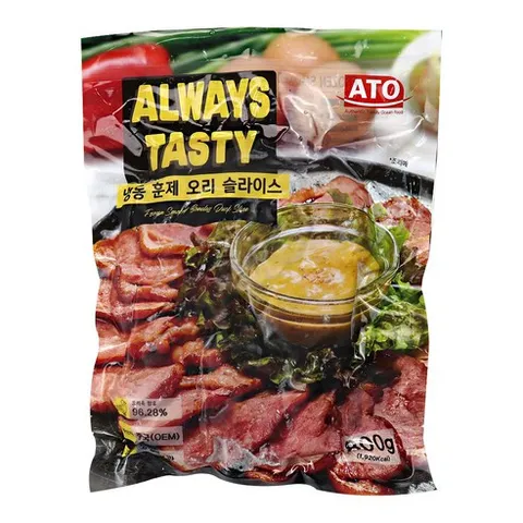 [대국맛짱] 냉동 훈연 훈제오리 오리훈제 슬라이스 [일요일/당일발송], 2, 800g