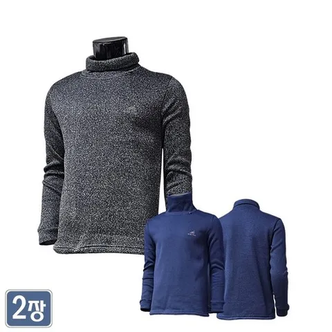 [1+1]야인시대 겨울 WD9 기모스판 터틀넥 폴라티
