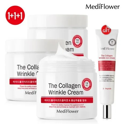 대용량 더 콜라겐 링클 크림 250mlx3+아이크림, 상세설명 참조, 3개