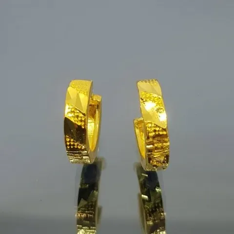 RUSIA 순금 링귀걸이5 24k 3.75g(1) 데일리착용