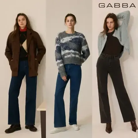 가바 25FW 여성 더블기모데님 3종396808