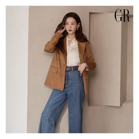 [조르쥬 레쉬] (25FW) Faux 스웨이드 자켓