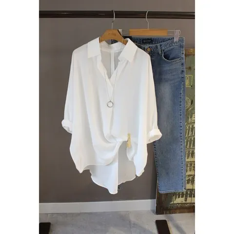 나무옷장 빅 아사블라우스