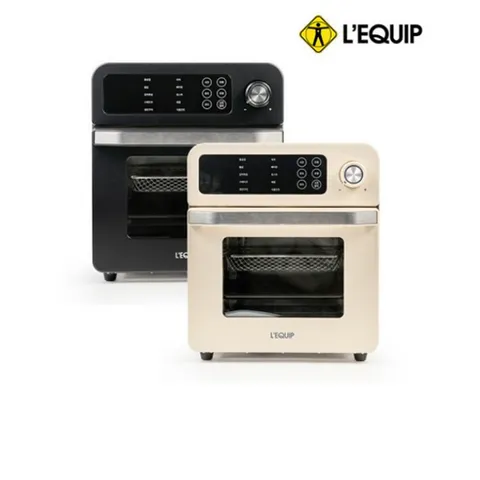 리큅 스테인리스 에어프라이어 오븐 15L, BLACK(블랙), LAF-EO1507