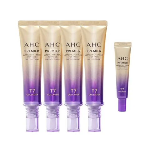 2025 최신상 AHC 아이크림 시즌13 프리미어 앰플 포 페이스 라인 타이트닝 40ml 4개+12ml 1개, 172ml