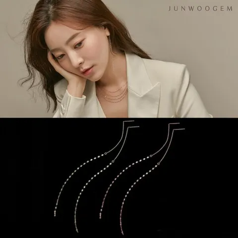 [준우젬]18K 글리터 샤인 귀걸이