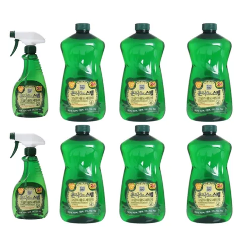 시즌3 은나노스텝 다용도세정제 +, 6개, 550ml