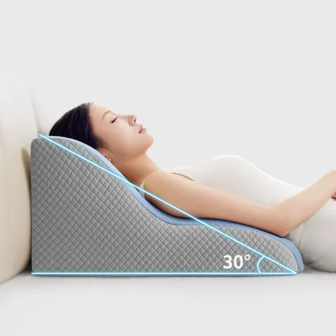 MOOZ 역류성식도염 베개 다기능 웨지필로우 수면도감 다리베개, 스카이, 1개