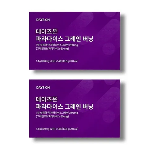 [공식/ 홈쇼핑 정품] 데이즈온 파라다이스 그레인 버닝 다이어트 보조제 (1박스)28정, 2개, 28정