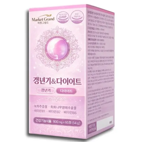 갱년기 열감 여성 호르몬 다이어트 체지방 체중 관리 영양제, 1개, 60정