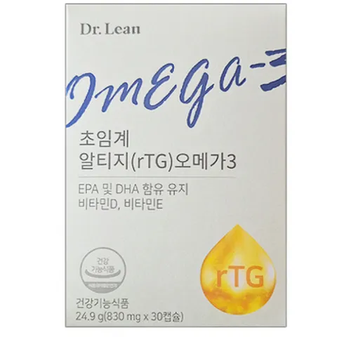 닥터린 초임계 알티지 오메가3 1025mg x 30캡슐, 120정, 12개