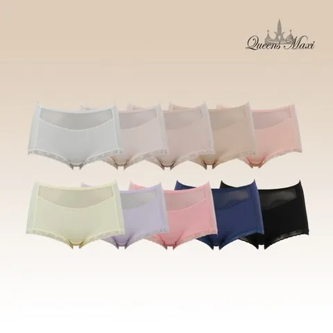 [퀸즈맥시] 인견블렌디드 보정팬티 10종
