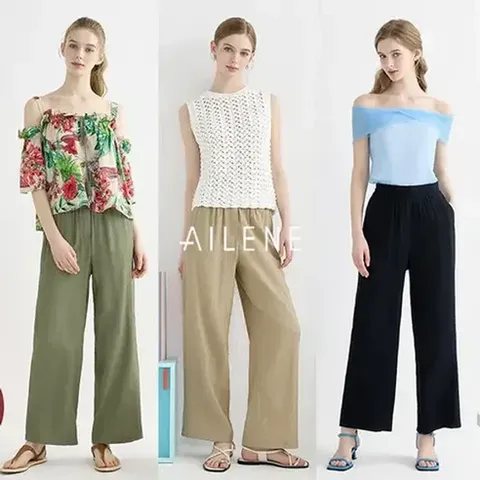 [엘렌느] 25SS 썸머 쿨 크링클 인견 팬츠 3종