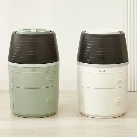 국산+30년 진공기술 아이오 진공 쌀통 20kg 가정용 쌀보관함 쌀항아리 쌀보관통 집들이선물, 화이트, 1개