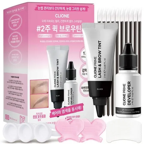 브로우틴트 셀프 눈썹염색 다크브라운, 1개, 다크 브라운