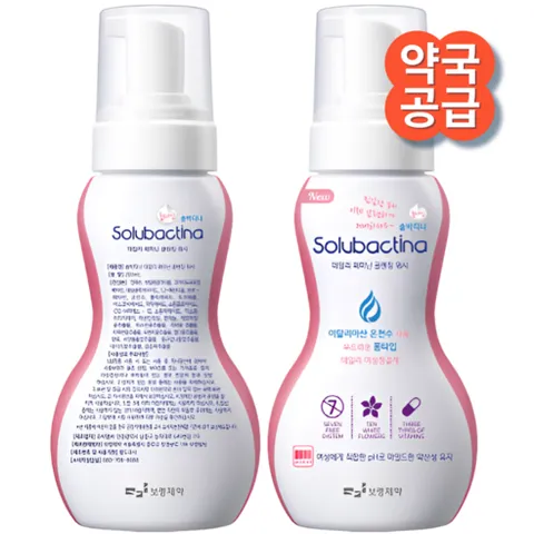 보령제약 솔박티나 데일리 페미닌 클렌징 워시 여성청결제, 2개, 200ml