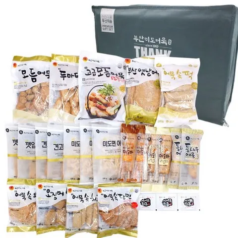 부산미도어묵 프리미엄 15종 25팩 명절선물 종합어묵세트 스프포함, 1, 단품