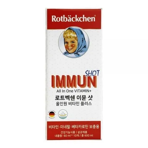 로트벡쉔 이뮨 샷 올인원 비타민 플러스 60ml x 10개입 1개 518325, 로트벡쉔 이뮨 샷 올인원 비타민 플러스 60ml x 1